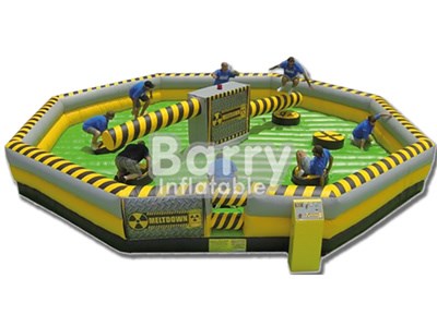 Inflatable Meltdown,Eliminator Mechanical Rodeo Game ,Inflatable Wipeout  BY-IG-061